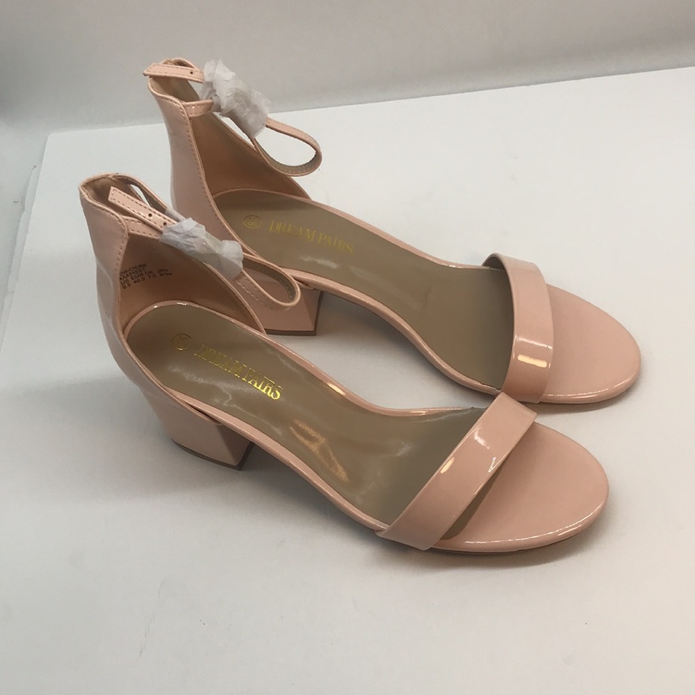 Dream Pairs Chunky Low Heel Pump Sandals Size 9.5 - Picture 4 of 14